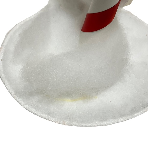 Annalee North Pole Sign White Bear w Glasses 2003 Christmas Decoration - Picture 10 of 12